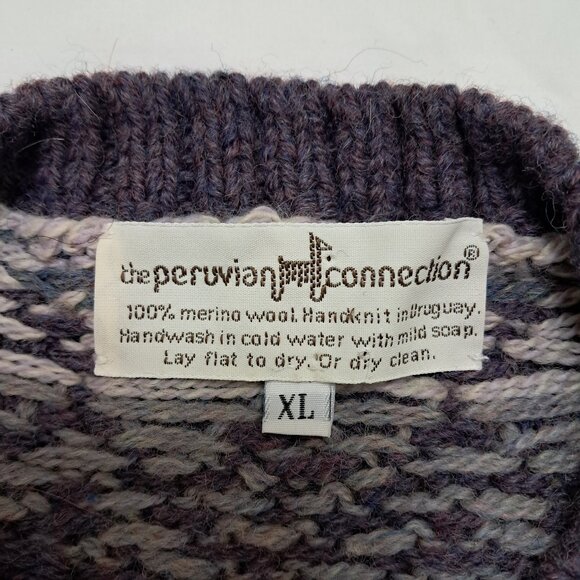 Peruvian Connection Vintage Merino Wool Pullover Sweater - Picture 9 of 9